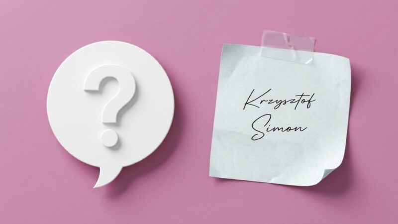 Krzysztof Simon – kim jest i czym się zajmuje?