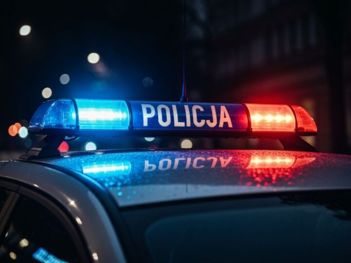Mężczyzna spacerujący po autostradzie wpadł w ręce policji