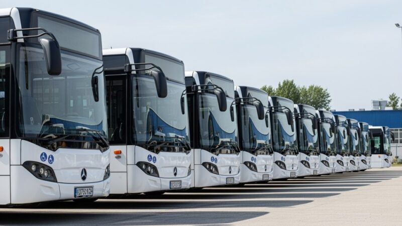 Elektryczny autobus na ulicach miasta: nowa era transportu!