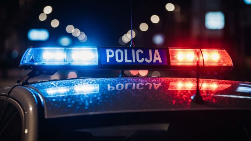 Policja na gorącym uczynku: zatrzymano mężczyznę próbującego ukraść kable telekomunikacyjne