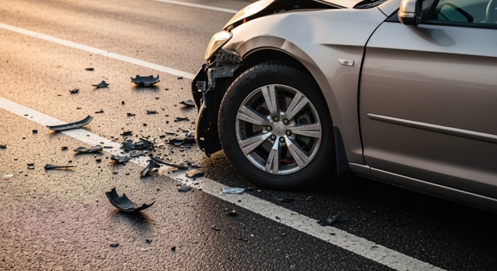 Tragedia w Siechnicach: 7 osób w Audi, w tym pasażer w bagażniku, ranni w wypadku
