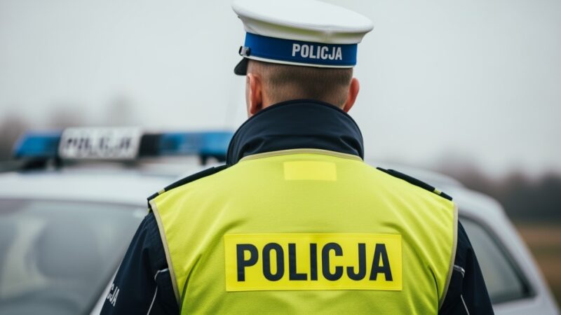 Motocyklista bez uprawnień uciekał przed policją i rozbił się o ogrodzenie