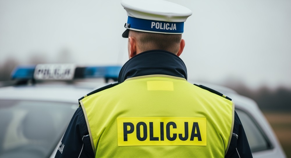 Motocyklista bez uprawnień uciekał przed policją i rozbił się o ogrodzenie