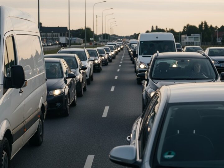 Poważny wypadek na DK8: Ranna osoba i zablokowana droga w Kobierzycach