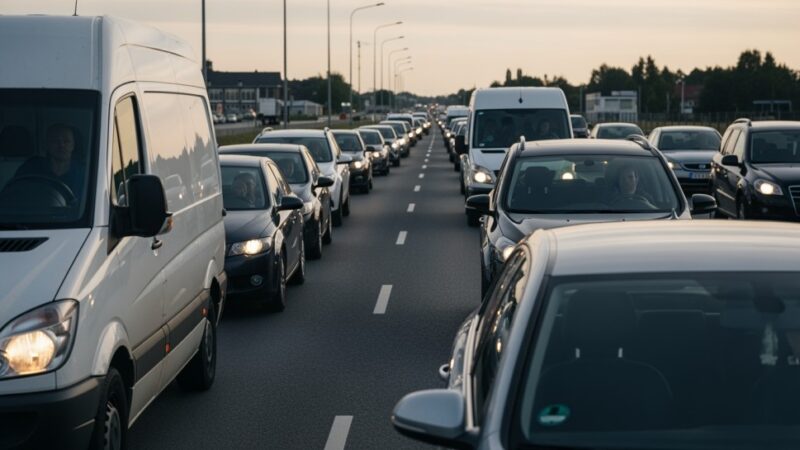 Poważny wypadek na DK8: Ranna osoba i zablokowana droga w Kobierzycach
