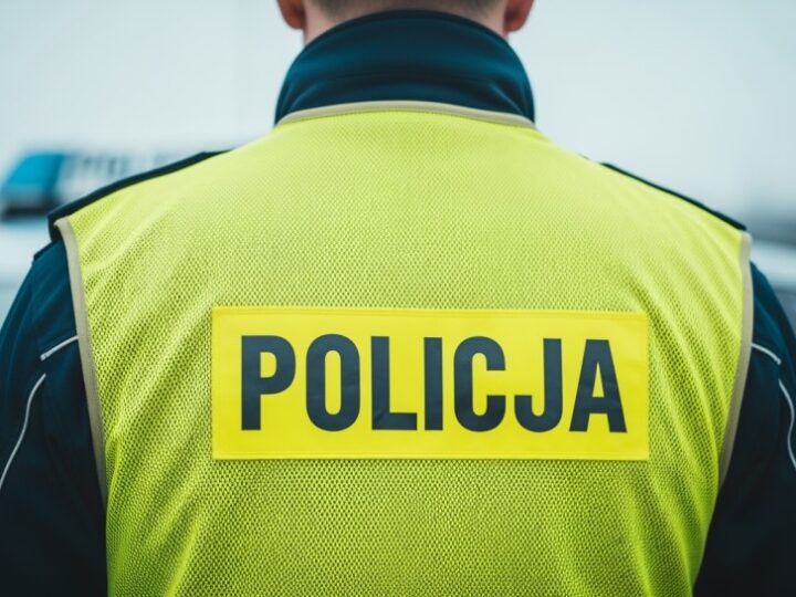 Pijany 30-latek z uszkodzonym Volkswagenem zatrzymany przez policję