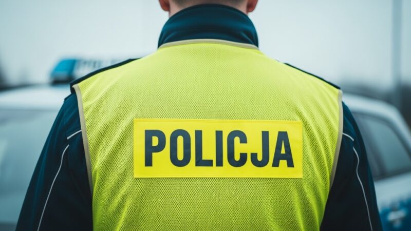 Pijany 30-latek z uszkodzonym Volkswagenem zatrzymany przez policję
