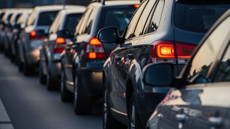 Wypadek drogowy w Kamieńcu Wrocławskim powoduje utrudnienia w ruchu