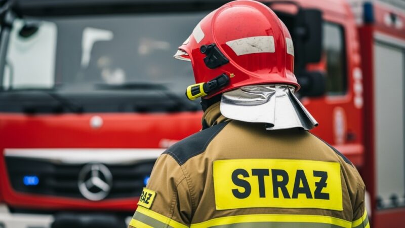 Ogromny pożar w Tyńcu Małym: Strażacy w akcji!