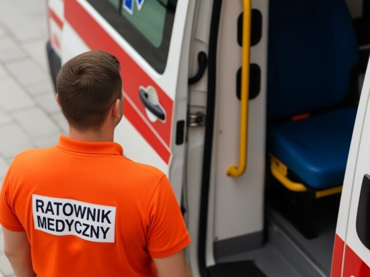 Krew na schodach: Policja ratuje 85-letnią seniorkę we Wrocławiu