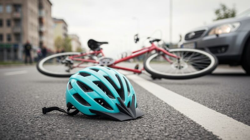Rowerzysta w rękach policji: narkotyki na widoku i podejrzane manewry