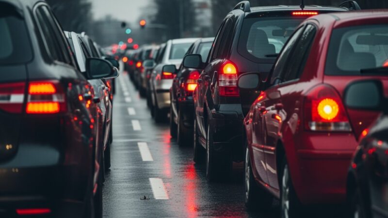 Kolizja na A4: Korki sięgają 8 km!