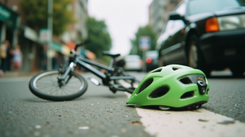 Tragedia na drodze: Rowerzyści w tarapatach przez oślepiające słońce!