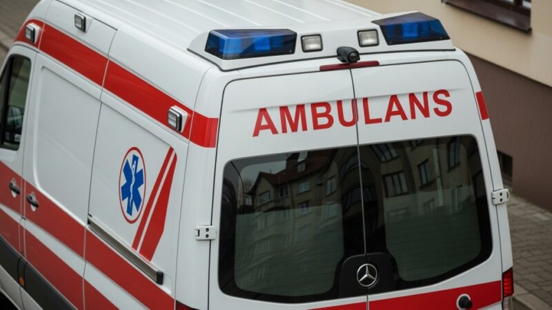 Górski poranek pełen niebezpieczeństw: mężczyzna utknął w strumieniu, na ratunek ruszyli policjanci i strażacy
