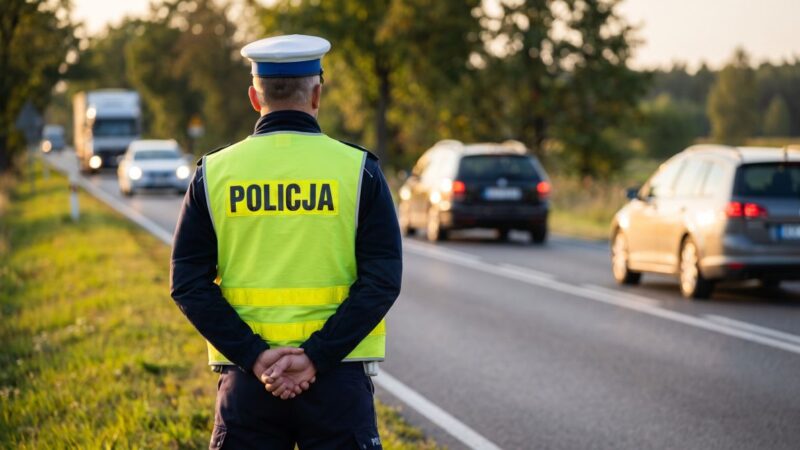 Pijany motocyklista w szaleńczym pościgu: uciekał mimo zakazów i kary