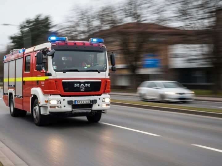 Groźny pożar we Wrocławiu: mieszkańcy ewakuowani, straż w akcji!