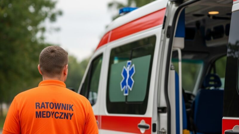 Po służbie zauważył seniora leżącego na rynku. Policjant natychmiast ruszył z pomocą