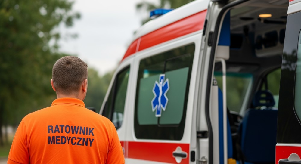 Po służbie zauważył seniora leżącego na rynku. Policjant natychmiast ruszył z pomocą