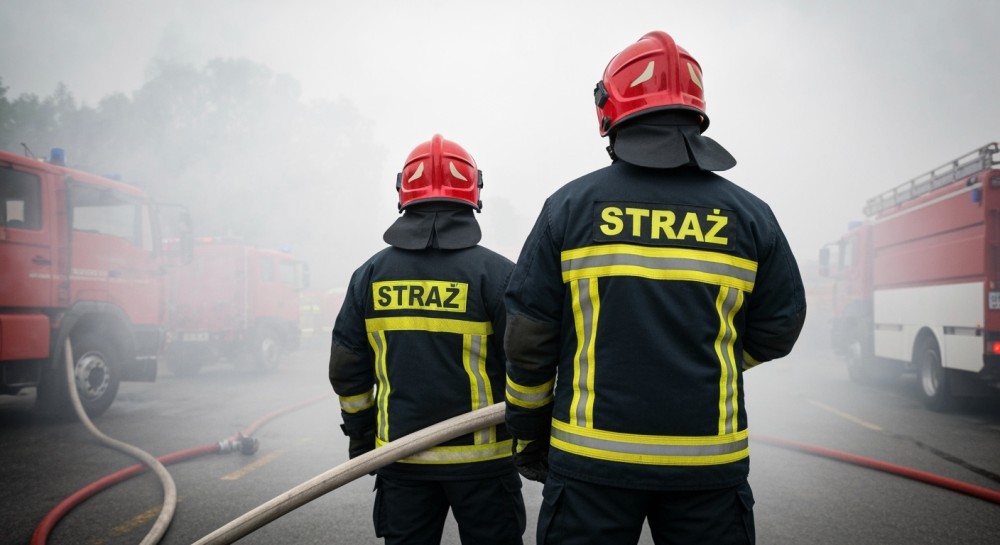 Bohaterska policjantka uratowała mieszkańców przed pożarem!